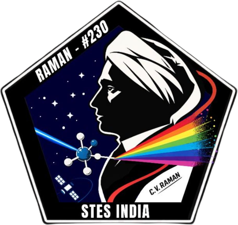 Mission patch for Raman.