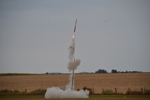 Midnight Sun motor flew on this rocket